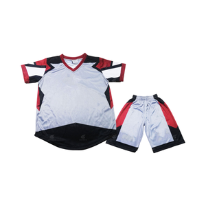 ชุดฝึกฟุตบอลแบบปรับแต่งได้อย่างมืออาชีพชุดฝึกฟุตบอลแขนสั้นแห้งเร็วแบบระเหิดหมายเลขทีมออกแบบได้ตามต้องการ - Product Image 1