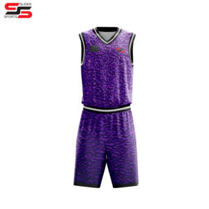 Transpirable de alta calidad mejor precio buen material asequible uniforme de baloncesto de diseño profesional - Product Image 4