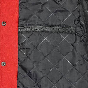 Veste de baseball en cuir de qualité supérieure du fabricant OEM pour hommes, vêtements décontractés personnalisables avec col montant, dernière conception - Product Image 3