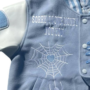 Mens casual bomber <b>jacket</b> with zipper front and custom logo option streetwear fashion outerwear in multiple colors - Product Image 3