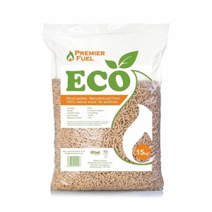 Pellets de madera de combustión prolongada DIN PLUS / ENplus-A1 con un contenido de cenizas inferior al 1% - Product Image 1
