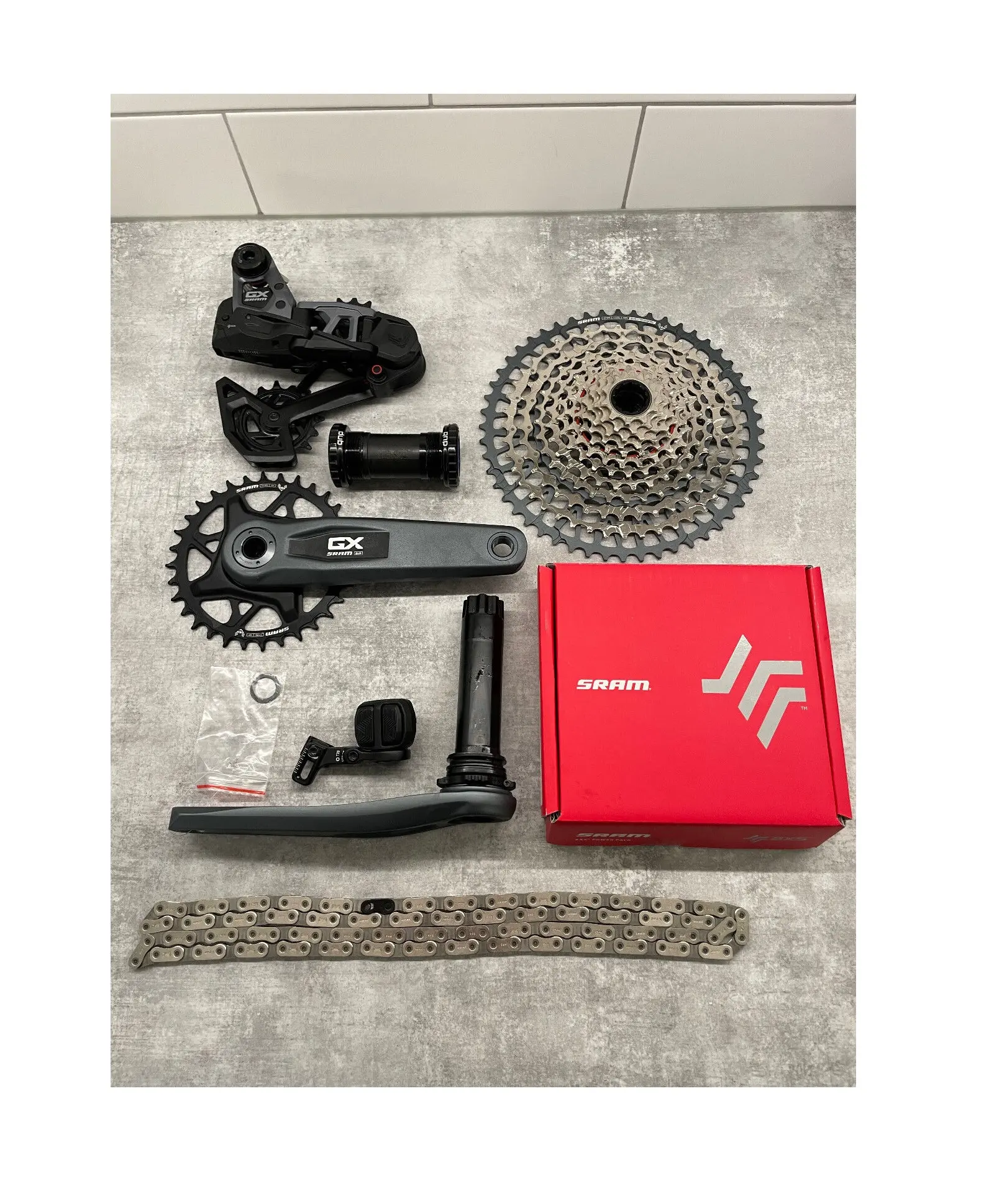 Afstock stok orijinal yeni ssxx1 kartal AXS elektronik Groupset 175mm 34t DUB krank 12 hız artırır