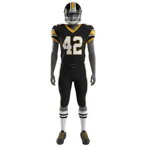 Uniforme de Fútbol Americano, Conjunto de Equipo que Incluye Camiseta, Pantalones Cortos de Protección, Hecho de Tela Atlética de Alta Resistencia y Secado Rápido - Product Image 1