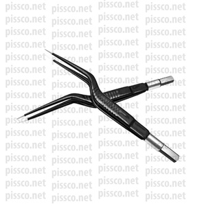Pissco de fábrica directa para fórceps de interruptor manual monopolar Cable fijo 21cm Acero inoxidable alemán Fabricado por Pissco Pakistán - Product Image 3