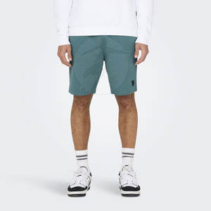 กางเกงขาสั้นผู้ชายแบบลำลองน้ำหนักเบาปิดเอวยางยืดลายดอกไม้วัสดุที่ดีที่สุดสไตล์สตรีท - Product Image 4