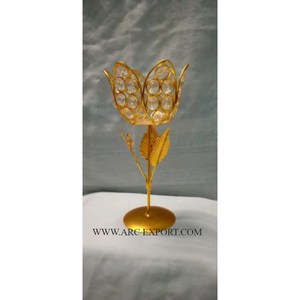 Decoración de mesa para eventos de boda y fiesta de cumpleaños, portavelas votivo de iluminación, artículos de plata, votivos de Interior de Metal y cristal - Product Image 4