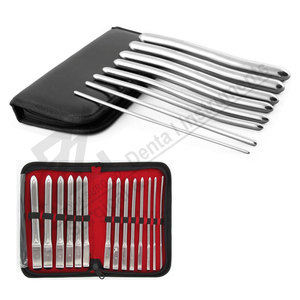 Dilatador uterino Hegar 6,5mm, 18,5 cm Juego de dilatador Instrumentos quirúrgicos de acero inoxidable Instrumentos quirúrgicos básicos Pakistán - Product Image 1