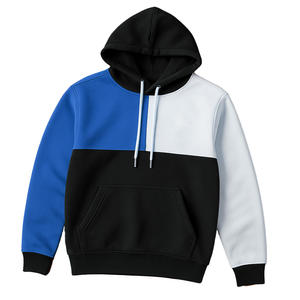 Sweat à capuche épais à épaules tombantes hommes 400 GSM Logo personnalisé coton thermique poids lourd sweats à capuche surdimensionnés - Product Image 2