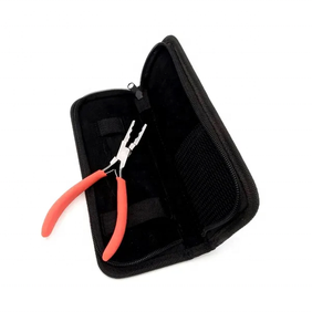 Kit de pinces d'extension de cheveux Offre Spéciale outil de retrait de perles avec pochette en cuir PU kits d'extension de cheveux en acier inoxydable vente en gros - Product Image 6