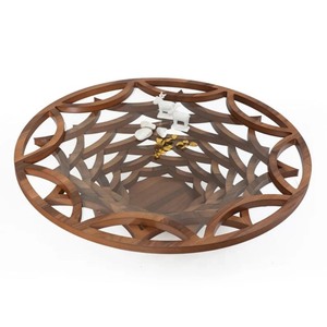 Excelente mano de obra Mesa auxiliar antigua de madera y vidrio Nuevo diseño Mejor calidad Diseño fantástico - Product Image 6