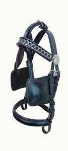 Confort et contrôle ultimes: ensemble de harnais de cheval en cuir de qualité supérieure pour une course et une équitation sûres. Améliorez votre expérience équestre - Product Image 2