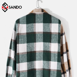 OEM Wholesale Men's Baseball Varsity <b>Jacket</b> High Quality Custom Screen Printing with <b>Sequins</b> Embroidery Patches on Denim - Product Image 2