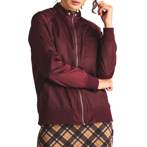 Women Quick Dry Fitness Clothing Satin <b>Jacket</b> Casual Style Women's Custom Satin Bomber <b>Jacket</b> for Winter - Product Image 3