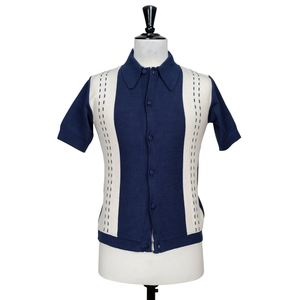 Logotipo personalizado OEM/ODM hombres invierno diseñador suéter Polo cuello manga larga algodón prendas de punto, moda Jersey punto superior a granel al por mayor - Product Image 1