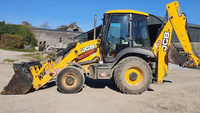 Chargeuse-pelleteuse multifonctionnelle JCB 4CX ECO d'origine à vendre, chargeuse sur pneus POCLAIN, moteur hydraulique, faible consommation de carburant