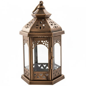 Maravilloso Diseño de Portavelas Colgante de Hierro Negro y Vidrio para Decoración del Hogar, Bodas, Eventos, Navidad, Ecológico - Product Image 4