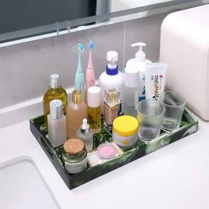 Plateau de poignée de bain en résine de qualité supérieure Ajout polyvalent pour améliorer l'expérience au spa et organiser les essentiels de la salle de bain - Product Image 6