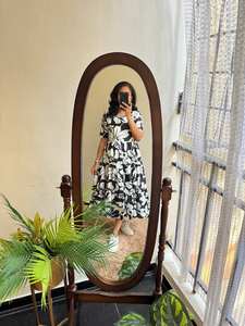 ชุดเดรสแบบชิ้นเดียวแขนยาวพิมพ์ลายดอกไม้สำหรับผู้หญิงชุดเดรสผ้าไหมสำหรับงานแต่งงานงานปาร์ตี้สไตล์อินเดียสำหรับผู้ใหญ่ - Product Image 2