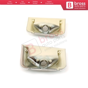 BSP907 2 ชิ้น ไฟเลี้ยวกระจกมองข้าง ฝาครอบเลนส์สีขาว ขวา+ซ้าย 71748253 71748252 สำหรับ MK3 - Product Image 6
