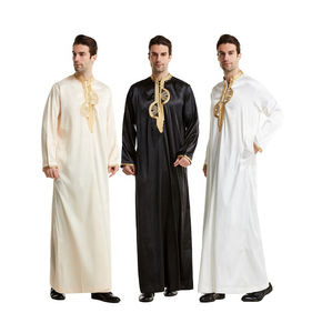 คุณภาพสูงผู้ชาย Jellabiya ซาอุดี Jellabiya อัลฮาร์แมน Thobe การออกแบบใหม่ Thobes สําหรับชาย Daffah Jubba ที่กําหนดเอง Thobes แขนยาว - Product Image 6