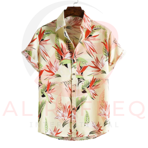 New Arrival Fully Printed Polyester Cotton Printed <b>Men's</b> Beach T-<b>Shirt</b> Custom Printing <b>Men's</b> Beach T <b>Shirt</b> - Product Image 1