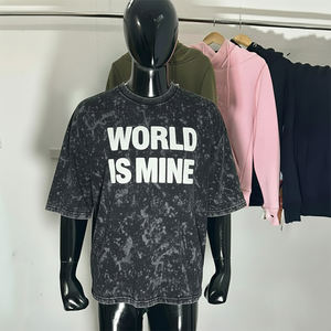 Camiseta de Algodón 100% Lisa, Informal, Personalizada, de Alta Calidad, 230 g/m², Talla Grande, Camiseta Deportiva Extra Grande para Hombre, Venta al por Mayor - Product Image 1