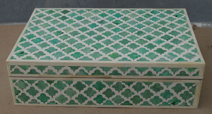 กล่องเครื่องประดับฝังกระดูกสีม่วงลาเวนเดอร์ที่สวยงามพร้อมรายละเอียดดอกไม้สีขาวงดงามมีจำหน่ายในราคาขายส่งแล้วตอนนี้ - Product Image 6