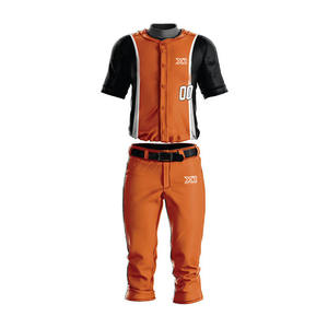 Ensembles respirables d'uniformes de baseball faits sur commande d'OEM avec le bon matériel - Product Image 1