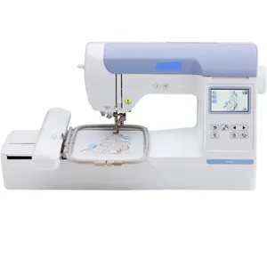 Embroidery Machine PE800, 138 Built-in Designs, 5" x 7" Hoop Area, Large 3.2" LCD Touchscreen, USB Port