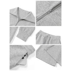 Conjunto de 2 piezas, chándal, sudadera de gran tamaño, pantalones de chándal, conjunto de chándal para mujer, chándales de moda de otoño 2025 - Product Image 6