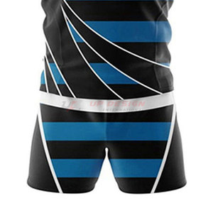 Shorts de rugby unisexes pour adultes, haute performance, dernières conceptions, personnalisables, taille élastique, respirants, sublimation sportive - Product Image 6