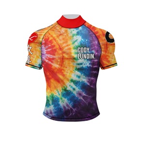 Trendy Flexwear MMA Rashguard Unisex Full Sleeve Quick Dry Breathable 220g Heat-Transfer Printed Front Logo Athletic - Product Image 3