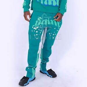 Survêtement avec impression bouffante pour hommes Offre Spéciale Slim Fit en coton uni Survêtement avec impression bouffante pour hommes - Product Image 5