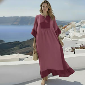 Robe maxi en lin rayée personnalisée - Product Image 4
