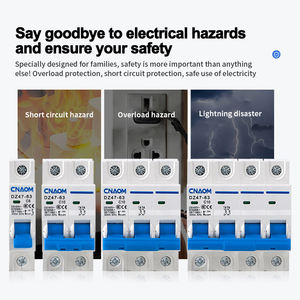 1P 2P 3P AP AC güç manuel Transfer anahtarı devre kesici MCB 50hz/60hz plastik malzeme DC <span class=keywords><strong>Mini</strong></span> devre kesici - Product Image 6