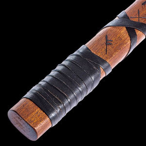 ด้ามไม้เหล็กกล้าคาร์บอนแบบใช้มือสำหรับตั้งแคมป์เกรด DIY เครื่องใช้บนโต๊ะอาหารงานตามสั่ง - Product Image 5