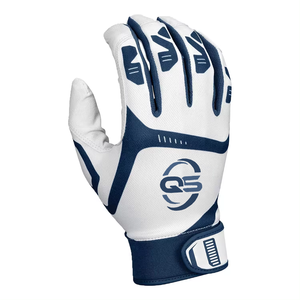 Guantes de bateo de béisbol y softbol de cuero genuino personalizados, guantes antideslizantes para hombre y mujer, guantes de bateo deportivos de bajo precio - Product Image 2