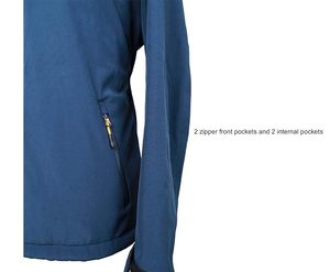 Logo personnalisé OEM Vêtements de travail imperméables et coupe-vent pour sport de plein air Vestes softshell à capuche pour hommes, de randonnée et de randonnée - Product Image 6