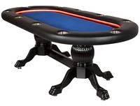 Table de poker pliable personnalisable de luxe moderne Table de poker ovale et carrée portable Design de roulette Table de jeu de casino de la meilleure qualité