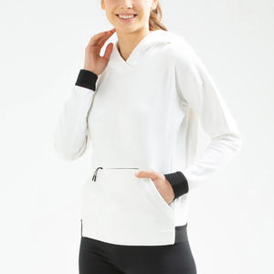 เสื้อฮู้ดคอเต่าซิปหน้าสำหรับผู้หญิงและผู้ชาย รุ่นใหม่สำหรับฤดูหนาว ผ้าฝ้าย 100% ระบายอากาศได้ดีและกันยับ แขนเสื้อแบบไหล่ตก ความยาวสั้น - Product Image 2