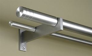 Soportes de cortina de acero inoxidable resistentes y duraderos para diseños de interiores minimalistas en apartamentos y condominios urbanos - Product Image 6