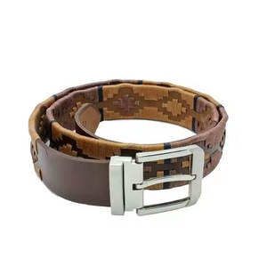 High Quality Ladies Equestrian Tagged Pure Leather <b>Belts</b> Stylish Plain Leather <b>Belts</b> for Female Horse Riders <b>Gold</b> Buckle - Product Image 4