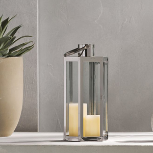 Superior Best Quality Stainless Steel Tabletop Decorate Clear Glass <b>Lantern</b> With Handle for Wedding & Home Decorate Ramadan Deco - Product Image 5