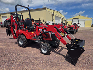 ซื้อรถแทรกเตอร์สวน Massey Ferguson FL1805 ขับเคลื่อน 4 ล้อ พร้อมรถตักดินหน้าและหลัง สีแดง ระบบเกียร์ขับเคลื่อน รถแทรกเตอร์ล้ออเนกประสงค์ - Product Image 3