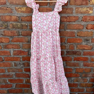 Maxi vestido escalonado para mujer verano casual sin mangas Maxi vestido Boho largo Maxi - Product Image 1