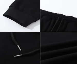 Pantalon de survêtement de couleur personnalisée pour hommes, pantalon de survêtement tactique décontracté et confortable avec rayures latérales en tissu, vente en gros - Product Image 2