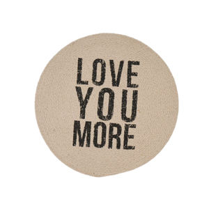 Napperons imprimés résistants à la chaleur tissés par corde de coton pour tables à manger - Product Image 1