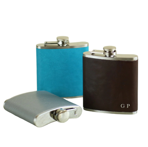 Colorido estilo de piedra Vintage último diseño 2025 Petaca hecha a mano regalo de boda personalizado Metal de acero inoxidable para hombre vino - Product Image 1