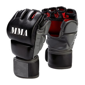 Gants MMA de meilleure qualité Ufc Mma demi-doigts Gants de boxe gagnants Gants de boxe en cuir de vachette véritable Gants de lutte Mma - Product Image 6