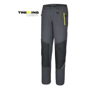 BETA Outdoor Pants <b>LIGHT</b> <b>'Work</b> Trekking' Trousers in Stretch Fabric Dark Gray - Product Image 1